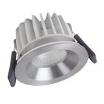 Ledvance LED SPOT Antincendio Argento 8W 670lm 36D - 840 Bianco Freddo | 81mm - IP65 - Dimmerabile