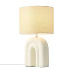 Nordlux Haze Lampada Da Tavolo Composite Beige | Adatto per 1x E27