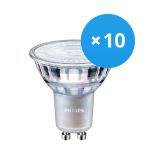 Confezione Multipack 10x Philips MASTER Value LED Faretti GU10 PAR16 3.7W 270lm 60D - 927 Bianco Molto Caldo | Miglior resa cromatica - Sostitutiva 35W