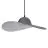 Ledvance Decor Luce Pendente Felt Hat Grigio | Adatto per 1x E27