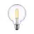 Noxion Lucent Filamento LED E27 Globe Chiara 7W 806lm - 827 Bianco Molto Caldo | Dimmerabile - Sostitutiva 60W