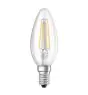 Osram Classic LED E14 Candela Filamento Chiara 5W 470lm - 827 Bianco Molto Caldo | Dimmerabile - Sostitutiva 40W