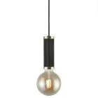 Nordlux Galloway Pendulum Metallo Nero Ottone | Adatto per 1x E27
