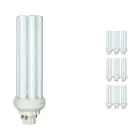Confezione Multipack 10x Philips MASTER PL-T 42W - 840 Bianco Freddo | 4 Pin