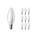 Confezione Multipack 10x Philips Corepro LED Candela E14 Ghiaccio 2.8W 250lm - 827 Bianco Molto Caldo | Sostitutiva 25W