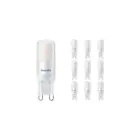 Confezione Multipack 10x Philips Corepro LED Capsule G9 2.6W 300lm - 827 Bianco Molto Caldo | Dimmerabile - Sostitutiva 25W