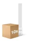 Confezione Multipack 10x Noxion Lucent PL-S LED 6W - 830 Luce Calda -  | Sostitutiva 11W